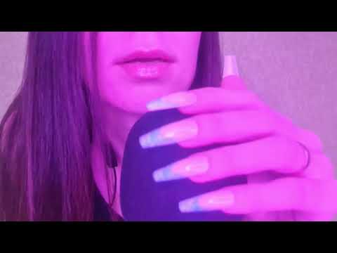 ASMR Mic Scratching and Mouth Sounds Relaxing Video