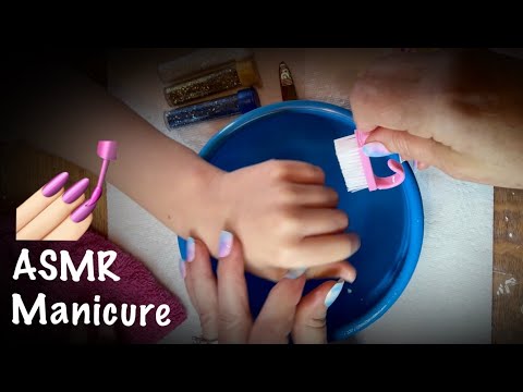 ASMR Request~Manicure with Granddaughter Avery! (Whispered) Filing, painting nails, etc.