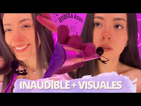 Inaudible + visuales 💗 | ASMR en español | Andrea ASMR 🦋