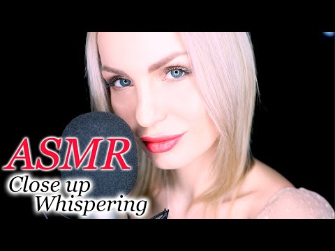 ASMR Super Close up Whispering - My Story about emigrate to Switzerland & Motivation Boost - english