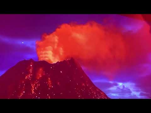 ASMR Volcano erupting vibes