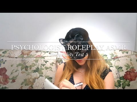 ♡ASMR Español♡ Roleplay  Sensual Psychologist ♥ Personality test 5 ♥ Test psicologico 5