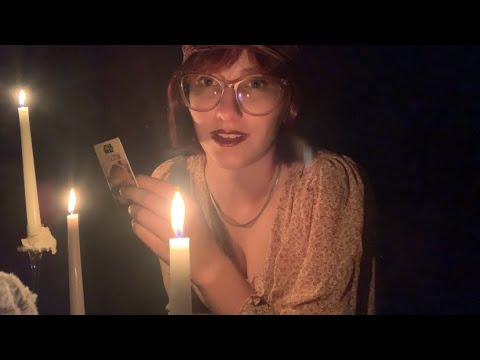 ASMR// Fortune Teller Reads your Future// Accent+ Matches+ Cards//