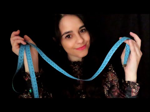 ASMR | Measuring your face 📏 Follow my instructions for sleep: ear to ear whispering