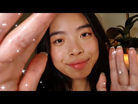 ASMR Cleansing Your Face 🧼 Foamy Face Touching/Massage with Layered Sounds (Soft Spoken to Whisper)