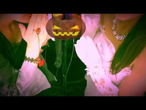 【ASMR】Halloween Twins🎃8つのトリガーサウンド-Blowing,Tapping,Onomatopoeia and more!!!