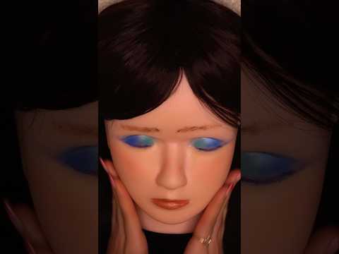 ASMR Sleepy Doll Makeup 😴 #shortvideo #asmrsounds #relaxation