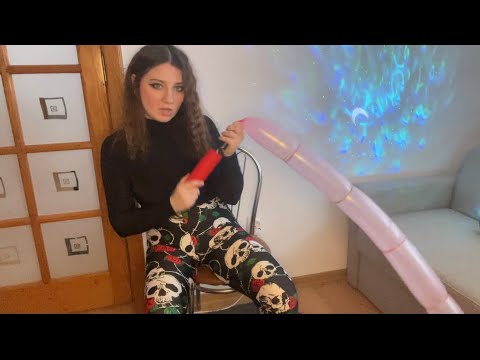 ASMR | Blowing and Deflating Balloons | Sit to Deflate | Inflating Giant Balloon 🎈| Spit Painting