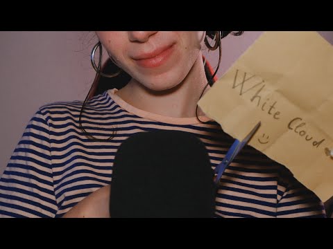 ASMR My favorite PAPER SOUND: CRINKLY and CUT PAPER sound