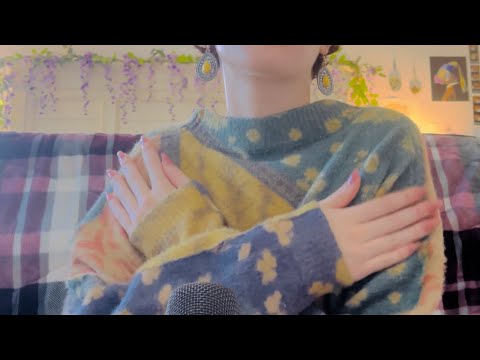 ASMR Frizzy Crackly Fabric Scratching
