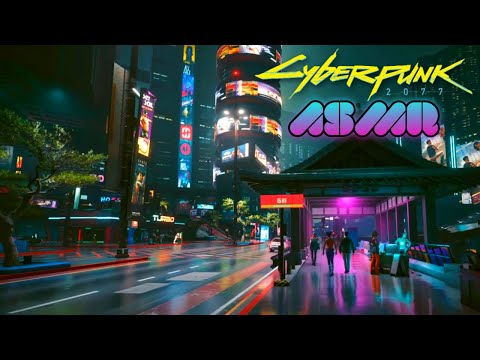 Cyberpunk ASMR 🌃 Spend the Night With Me in Night City 🎆 EXTRA Close Ear to Ear Whispers