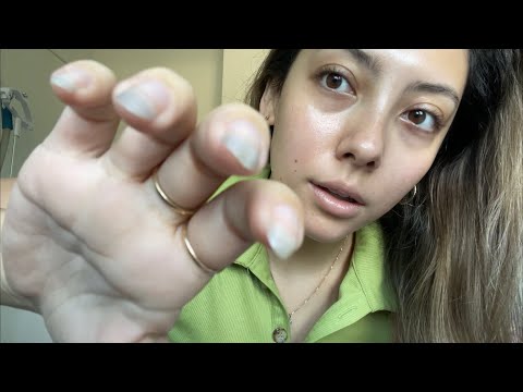 ASMR quick scratching your face but I’m scratching the mic (no cover) | Whispered + mic scratching