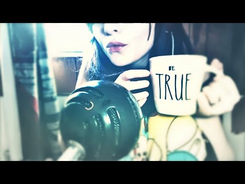 ASMR Coffee Sesh! sipping & slurping & mug tapping! - no talking - requested!