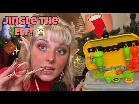 ASMR Jingle the Elf Inspects You and Teaches You About Toy Making Roleplay🎄✨