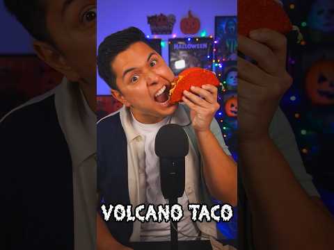 @TacoBell Volcano Taco 🔥 | #ASMR #shorts