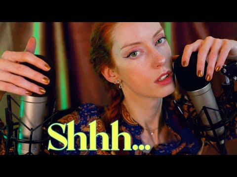 ASMR Shhh...🤫 MORE Intense Tingles - Mic Scratching & Super Up-Close Whispers