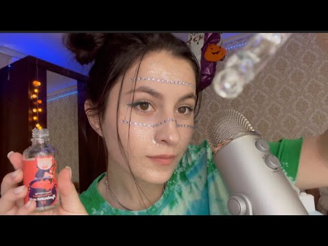 Asmr spa in 1 minute before the halloween party🎃💗