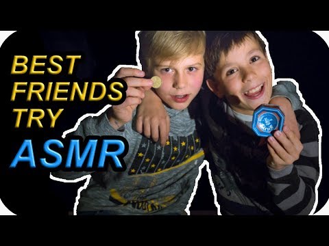 ASMR Friend tries ASMR – Kids Edition