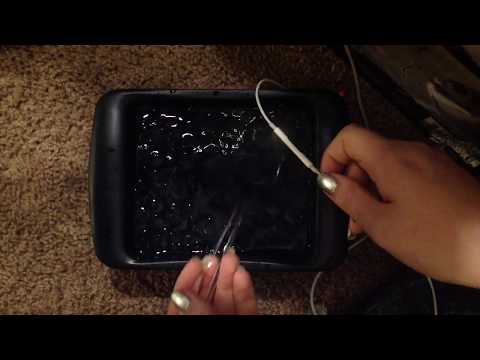 ASMR Mixing Ice Water