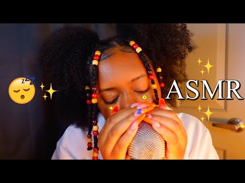 ASMR ♡ Close-Up Slow Slurred Breathy Whispers + Word Repetition ♡ (Sksk, Chuckoo)🌺