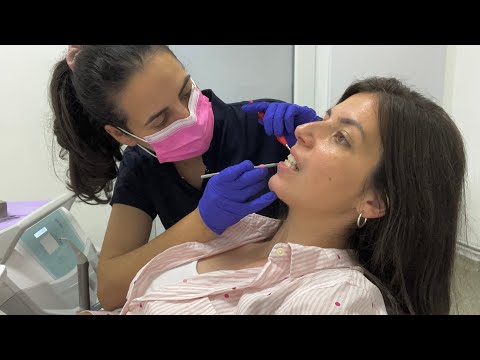 ASMR Real Person Dental Exam (Teeth Checkup, Cleaning, Vitality Check, Measurements),Me as a Patient