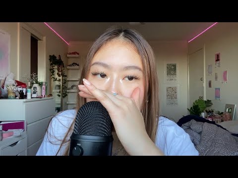 ASMR mouth sounds and inaudible whispering