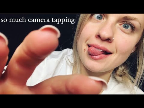 fast & aggressive camera tapping/brushing + leggings scratching ASMR (custom for Gareth✨)