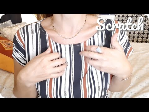 ASMR shirt scratching ❤️ LoFi fast and slow skin scratching asmr for your relaxation ⚓️