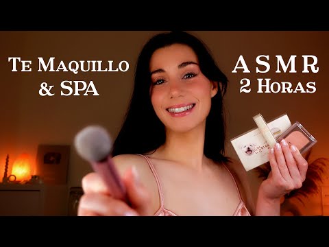 ASMR SPA & TE MAQUILLO 💄💤 Atención Personal, Masajes, Skincare 💧 Roleplay en Español