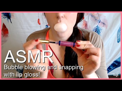 ASMR- Gum Snapping and blowing bubbles