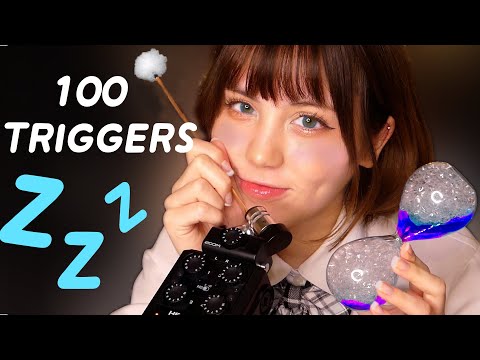 ASMR 100 Most Tingly Triggers (No Talking)