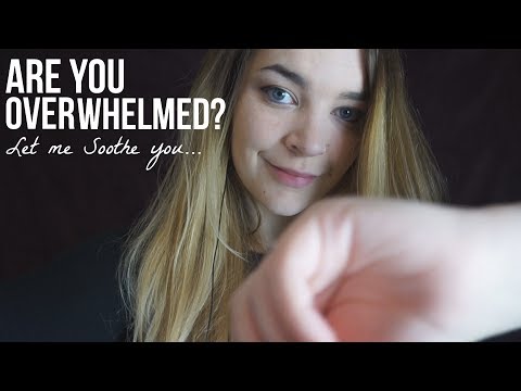 ASMR Do You Feel Overwhelmed? Let Me Soothe You... Singing, Hair Brushing, Face touching [Binaural]