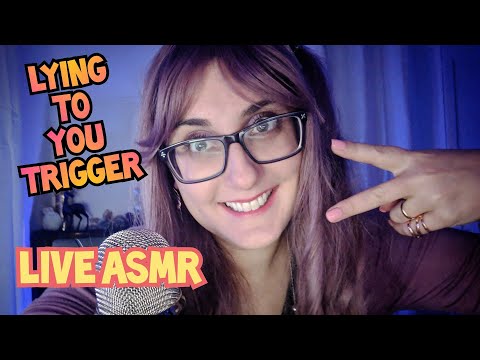 LYING TO YOU TRIGGER ASMR ~ 1 Hour Live with Alysaa