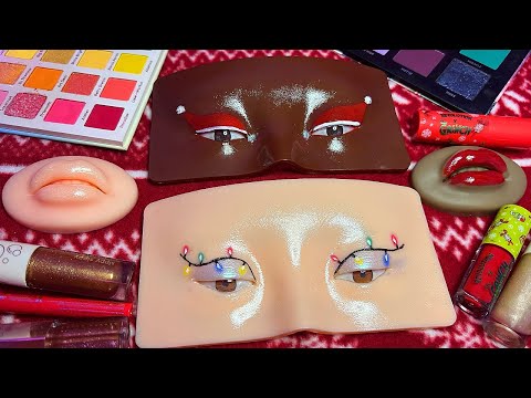 ASMR Makeup on Mannequin Eyes + Lips (Whispered)