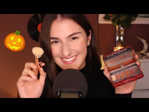 [ASMR] doing your HALLOWEEN MAKEUP 🍂🎃//roleplay (personal attention, face touching...) IsabellASMR
