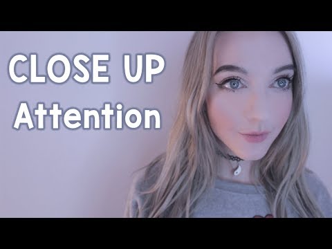 ASMR UP CLOSE Personal Attention (Mouth Sounds, Gum, Kisses, Inaudible Whisper)