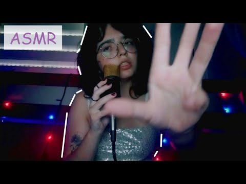 ASMR com ECO - ESPECIAL 100 INSCRITOS (Mouth Sounds, canto das SEREIAS, Hand Movements)