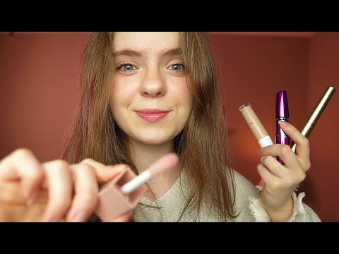 ASMR Big Sister Does Your Makeup 💄 (Fast & Aggressive, tingly layered sounds, whispered roleplay)