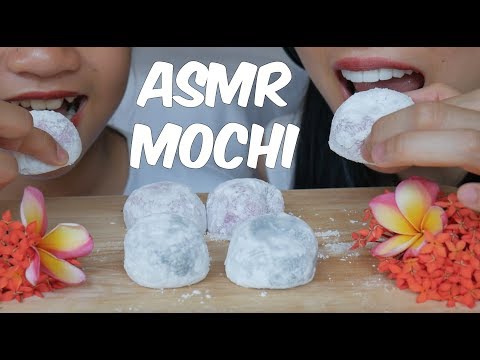 ASMR Mochi feat. Pam my cousin (STICKY SOFT EATING SOUNDS) NO TALKING | SAS-ASMR