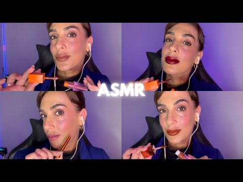 ASMR TESTANDO MEUS BATONS GINGER GLOW DE MARI MARIA