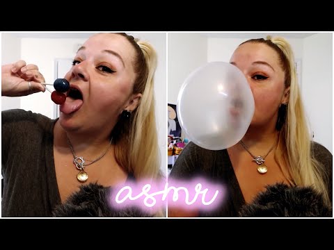 ASMR | 2 Blow Pops | Loud Crunching | Bubblegum Pops | Sticky Chewing | Lollipop Sucking