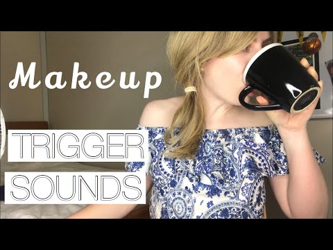ASSORTED MAKEUP SOUNDS || mascara pumping, sticky lipgloss, misting, lid sounds, tapping 💕💄