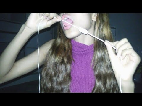ASMR : Mic Nibbling and Licking👅💦 - Wet MOUTH SOUNDS 👄