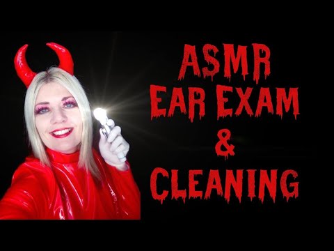 ASMR Ear Exam and Ear Cleaning - Otoscope, Fizzy Drops, PVC, Latex Gloves, Picking, Soft Spoken Chat