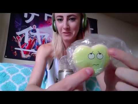 [ASMR] Unbagging and Playing with SQUISHIES (whispered, sticky sounds)