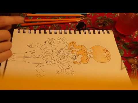 ASMR Color with me! Color pencils + whispering | Small Art Talk Part 1