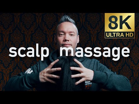 ASMR SCALP MASSAGE 👏 Scratching. Relaxing. Ultra-Tingly! // 8K