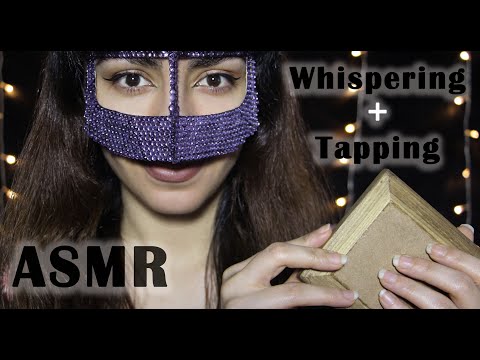 ✨ ASMR Whisper Rambling and Gentle Tapping and Scratching for Relaxation 💜 (chit chat about life )✨💜