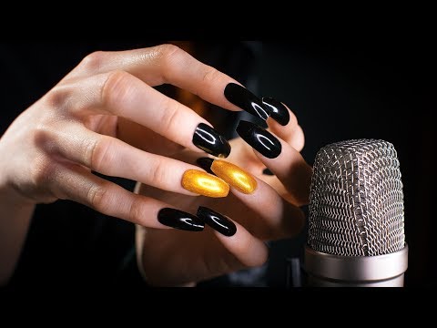 ASMR - DRY HAND & NAIL SOUNDS │ finger fluttering, nail tapping │ No talking