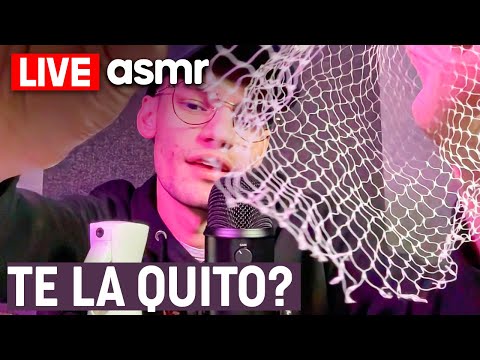 ASMR en VIVO con preguntas y sonidos para dormir ASMR español